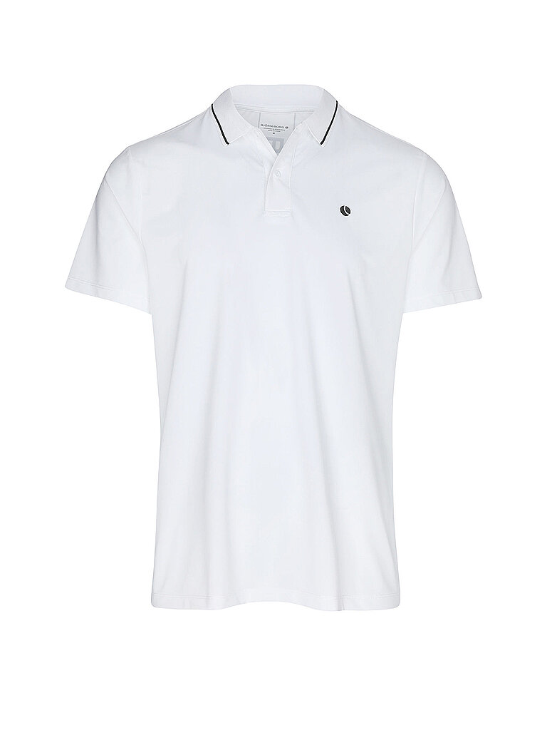 BJÖRN BORG Herren Tennispolo Ace weiss | S